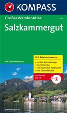 Wolfgang Heitzmann - Kompass Großer Wander-Atlas Salzkammergut, m. CD-ROM