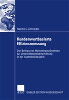 Nadine Schneider, Nadine C. Schneider - Kundenwertbasierte Effizienzmessung