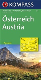 KOMPASS-Karte GmbH, KOMPASS-Karten GmbH, KOMPASS-Karten GmbH - Kompass Karten: KOMPASS Autokarte Österreich, Austria 1:600.000. Austria. Austriche