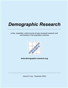 Max-Planck-Institut f  demograf  Forschung, Max-Planck-Institute für demograf Forschung, Max-Planck-Institute für demograf. Forschung - Demographic Research, Volume 9