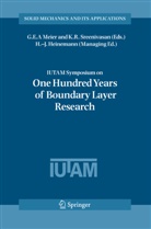 H. -J Heinemann, Hans-Joachim Heinemann, G. E. A. Meier, G.E.A Meier, G.E.A. Meier, R Sreenivasan... - IUTAM Symposium on One Hundred Years of Boundary Layer Research