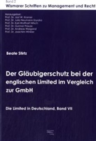 Beate Stirtz - Gläubigerschutz bei der englischen Limited im Vergleich zur GmbH