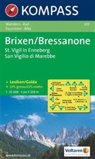 Kompass Karten: Kompass Karte Brixen, St. Vigil in Enneberg. Bressanone, San Vigilio di Marebbe