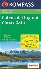 Kompass Karten: Kompass Karte Catena dei Lagorai, Cima d' Asta