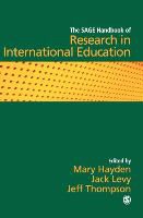 Mary (EDT)/ Levy Hayden, Mary Thompson Hayden, Mary Hayden, Jack Levy, Jeff Thompson - Sage Handbook of Research in International Education