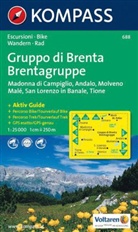 Kompass Karten: Kompass Karte Brentagruppe. Gruppo di Brenta