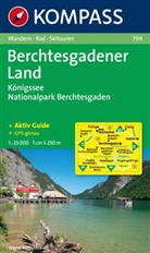 Kompass Karten: Kompass Karte Berchtesgadener Land, Königssee, Nationalpark Berchtesgaden