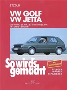 Hans-R Etzold, Hans-Rüdiger Etzold, Rüdiger Etzold, Fran Hülsebusch, Trakt D Volkswagen AG Frank Hülsebusch 1. OG - So wird's gemacht - 44: VW Golf II 9/83-9/91, Jetta 1/84-9/91