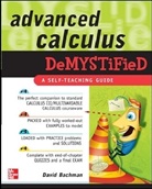 Bachman, David Bachman, Bachman David - Advanced Calculus Demystified