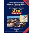 ADAC Stadtatlas: ADAC StadtAtlas Großraum Städte- und Gemeindeatlas Schwerin, Wismar, Lübeck