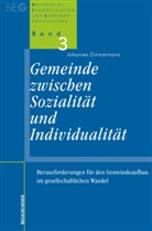 Johannes Zimmermann, Johannes Zimmermann - Gemeinde zwischen Sozialität und Individualität