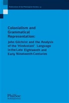 Steadman-Jones, Richard Steadman-Jones, Richard (University of Sheffield) Steadman-Jones, Steadman-Jones Richard - Colonialism and Grammatical Representation