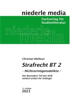 Christian Matheus - Strafrecht BT 2 - 2021 - Nichtvermögensdelikte. Bd.2