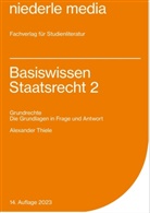 Alexander Thiele, Alexander (Dr.) Thiele, Alexander (Prof. Dr.) Thiele - Basiswissen Staatsrecht II - 2021. Bd.2