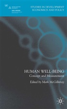 Mark McGillivray, McGillivray Mark, McGillivray, M McGillivray, M. McGillivray, Mark McGillivray - Human Well-Being
