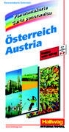 Hallwag Panoramakarten: Oesterreich Panoramakarte