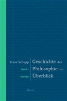 Franz Schupp - Geschichte der Philosophie im Überblick - 1: Geschichte der Philosophie im Überblick. Band 1: Antike. Bd.1