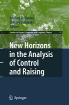 Willia D Davies, William D Davies, William D. Davies, Dubinsky, Dubinsky, Stanley Dubinsky... - New Horizons in the Analysis of Control and Raising