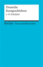 Winfrie Ulrich, Winfried Ulrich - Deutsche Kurzgeschichten. 7.-8. Schuljahr. Für die Sekundarstufe I. Texte und Materialien für den Unterricht. Tl.1