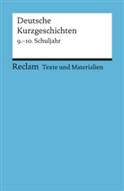 Winfrie Ulrich, Winfried Ulrich - Deutsche Kurzgeschichten. 9.-10. Schuljahr. Für die Sekundarstufe I. Texte und Materialien für den Unterricht