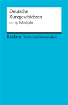 Winfrie Ulrich, Winfried Ulrich - Deutsche Kurzgeschichten. 11. -13. Schuljahr (Texte und Materialien für den Unterricht). Tl.1