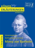 Gotthold E. Lessing, Gotthold Ephraim Lessing, Bernd Matzkowski - Gotthold Ephraim Lessing 'Minna von Barnhelm'
