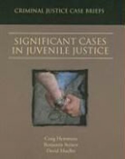 Craig Hemmens, Craig/ Steiner Hemmens, David Mueller, Benjamin Steiner - Significant Cases in Juvenile Justice