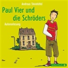 Andreas Steinhöfel, Andreas Steinhöfel - Paul Vier und die Schröders, 3 Audio-CD (Audio book)