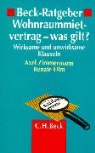 Renate Ulm, Axel Zimmerann, Axel Zimmermann - Wohnraummietvertrag, was gilt?