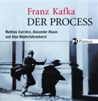 Franz Kafka, Mathieu Carrière, Alexander Khuon, Niederfahrenhorst, Anja Niederfahrenhorst - Der Process, 6 Audio-CDs (Audio book)