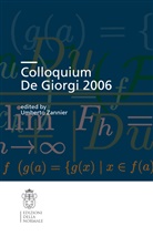 Umberto Zannier, Umbert Zannier, Umberto Zannier - Colloquium De Giorgi 2006