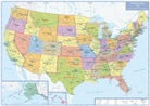 Busche Verlagsgesellschaft mbH - Busche Map: Busche Map Politische Karte USA, plano