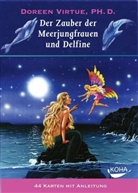 Doreen Virtue - Der Zauber der Meerjungfrauen und Delfine, Orakelkarten (Geschenkartikel), m. 1 Buch