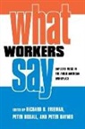 Peter Freeman Boxall, Richard B. (EDT)/ Boxall Freeman, Richard B. Boxall Freeman, Peter Boxall, Richard B. Freeman, Peter Haynes - What Workers Say