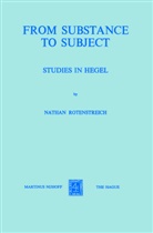 Nathan Rotenstreich - From Substance to Subject