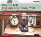 Heinrich Böll, Daniel Minetti, Frauke Poolman - Und sagte kein einziges Wort, 5 Audio-CDs (Audio book)