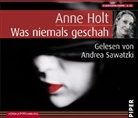 Anne Holt, Andrea Sawatzki - Was niemals geschah, Sonderausgabe, 6 Audio-CDs (Livre audio)