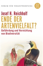 Josef H Reichholf, Josef H (Prof. Dr.) Reichholf, Josef H. Reichholf, Klau Wiegandt, Klaus Wiegandt - Ende der Artenvielfalt?