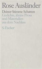 Rose Ausländer, Helmu Braun, Helmut Braun - Deiner Stimme Schatten