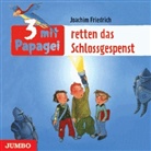 Joachim Friedrich, Karl Menrad - 3 mit Papagei retten das Schlossgespenst, Audio-CD (Hörbuch)