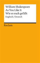 William Shakespeare, Herber Geisen, Herbert Geisen, Wessels, Diete Wessels, Dieter Wessels - As You Like it / Wie es euch gefällt