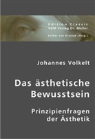 Johannes Volkelt, Esther von Krosigk, Esthe von Krosigk, Esther von Krosigk - Das ästhetische Bewusstsein