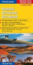 Travelmag Reisekarten: Travelmag Reisekarte Namibia, Botswana. Namibia, Botsuana
