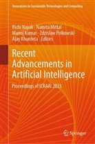 Ajay Khunteta, Manoj Kumar, Manoj Kumar et al, Namita Mittal, Richi Nayak, Zdzislaw Polkowski - Recent Advancements in Artificial Intelligence