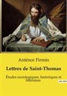 Anténor Firmin - Lettres de Saint-Thomas