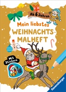 Roger De Klerk, Stefan Lohr - Mein liebstes Weihnachtsmalheft mit Stickern ab 6