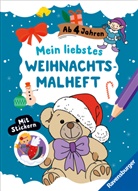Roger De Klerk, Stefan Lohr - Mein liebstes Weihnachtsmalheft mit Stickern ab 4