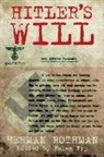 Herman Rothman, Herman/ Fry Rothman, Helen Fry - Hitler's Will