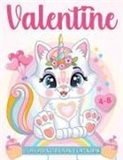 Anette Andersson - Valentine Coloring book for kids ages 4-8 years old