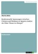 Sherina Beha - Konfessionelle Spannungen zwischen Christen und Muslimen in Ägypten. Analyse des Films "Hasan wa Murqus"